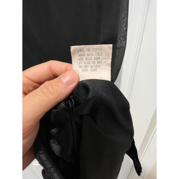 Vtg Y2K Ruby Rox Womens Mesh Babydoll Midi Dress Size S Whimsigoth HOCO Coquette - Picture 13 of 16